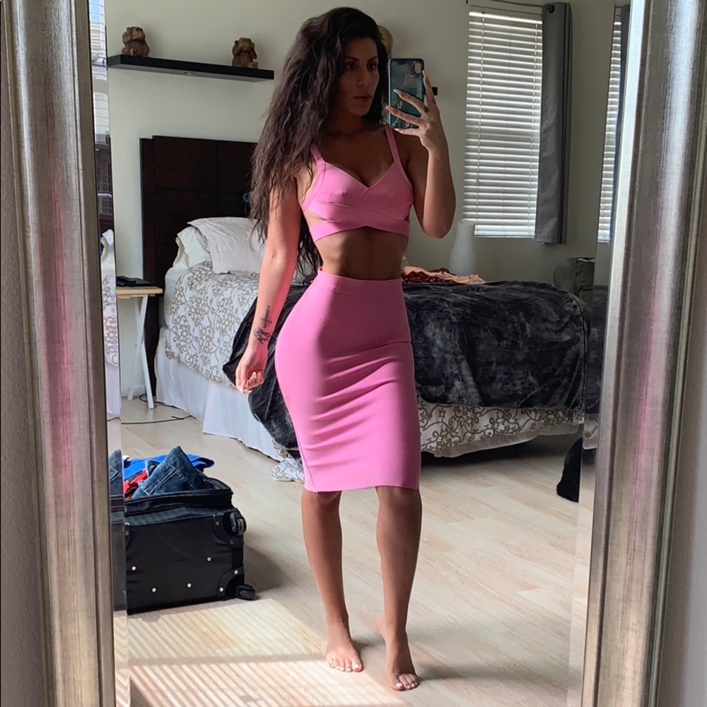 Bandage skirt set